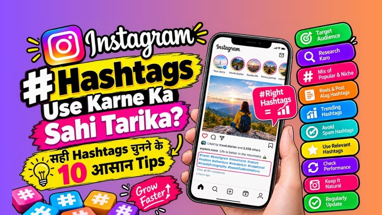 Instagram Hashtags Use Karne Ka Sahi Tarika
